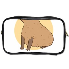 Capybara T- Shirt Cute Gentlemen Capybara T- Shirt Yoga Reflexion Pose T- Shirtyoga Reflexion Pose T- Shirt Toiletries Bag (one Side) by hizuto