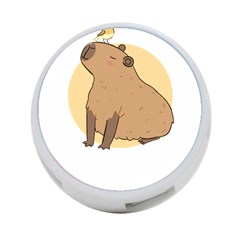 Capybara T- Shirt Cute Gentlemen Capybara T- Shirt Yoga Reflexion Pose T- Shirtyoga Reflexion Pose T- Shirt 4-port Usb Hub (one Side) by hizuto