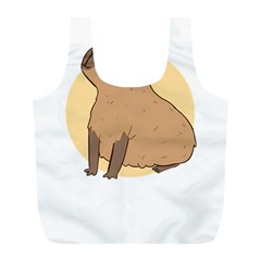 Capybara T- Shirt Cute Gentlemen Capybara T- Shirt Yoga Reflexion Pose T- Shirtyoga Reflexion Pose T- Shirt Full Print Recycle Bag (l) by hizuto