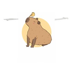 Capybara T- Shirt Cute Gentlemen Capybara T- Shirt Yoga Reflexion Pose T- Shirtyoga Reflexion Pose T- Shirt Lightweight Drawstring Pouch (l) by hizuto