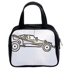 Vintage Rc Cars T- Shirt Grunge Vintage Modelcar Classic Rc Buggy Racing Cars Addict T- Shirt Classic Handbag (two Sides) by ZUXUMI