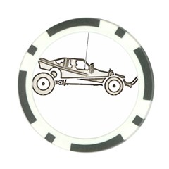 Vintage Rc Cars T- Shirt Grunge Vintage Modelcar Classic Rc Buggy Racing Cars Addict T- Shirt Poker Chip Card Guard (10 Pack) by ZUXUMI