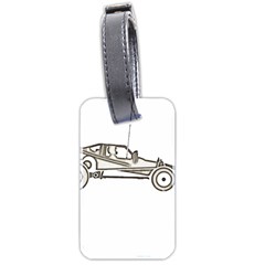 Vintage Rc Cars T- Shirt Grunge Vintage Modelcar Classic Rc Buggy Racing Cars Addict T- Shirt Luggage Tag (two Sides) by ZUXUMI