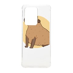 Capybara T- Shirt Cute Gentlemen Capybara T- Shirt Yoga Reflexion Pose T- Shirtyoga Reflexion Pose T- Shirt Samsung Galaxy S20 Ultra 6 9 Inch Tpu Uv Case by hizuto