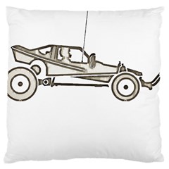 Vintage Rc Cars T- Shirt Grunge Vintage Modelcar Classic Rc Buggy Racing Cars Addict T- Shirt Standard Premium Plush Fleece Cushion Case (one Side) by ZUXUMI