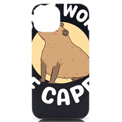 Capybara T- Shirt Cute Gentlemen Capybara T- Shirt Yoga Reflexion Pose T- Shirtyoga Reflexion Pose T- Shirt Iphone 14 Black Uv Print Case by hizuto