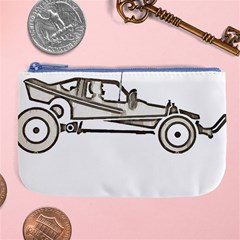 Vintage Rc Cars T- Shirt Grunge Vintage Modelcar Classic Rc Buggy Racing Cars Addict T- Shirt Large Coin Purse by ZUXUMI