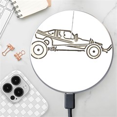 Vintage Rc Cars T- Shirt Grunge Vintage Modelcar Classic Rc Buggy Racing Cars Addict T- Shirt Wireless Fast Charger(white) by ZUXUMI