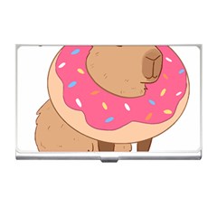 Capybara T- Shirt Cute Gentlemen Capybara T- Shirt Yoga Reflexion Pose T- Shirtyoga Reflexion Pose T- Shirt Business Card Holder by hizuto