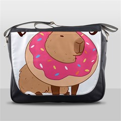 Capybara T- Shirt Cute Gentlemen Capybara T- Shirt Yoga Reflexion Pose T- Shirtyoga Reflexion Pose T- Shirt Messenger Bag by hizuto