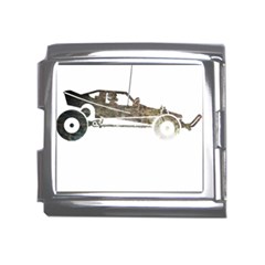 Vintage Rc Cars T- Shirt Vintage Modelcar Classic Rc Buggy Racing Cars Addict T- Shirt (1) Mega Link Italian Charm (18mm) by ZUXUMI