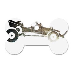 Vintage Rc Cars T- Shirt Vintage Modelcar Classic Rc Buggy Racing Cars Addict T- Shirt (1) Dog Tag Bone (two Sides) by ZUXUMI