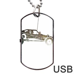 Vintage Rc Cars T- Shirt Vintage Modelcar Classic Rc Buggy Racing Cars Addict T- Shirt (1) Dog Tag Usb Flash (one Side) by ZUXUMI