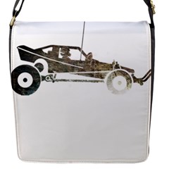 Vintage Rc Cars T- Shirt Vintage Modelcar Classic Rc Buggy Racing Cars Addict T- Shirt (1) Flap Closure Messenger Bag (s) by ZUXUMI