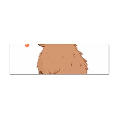 Capybara T- Shirt Cute Gentlemen Capybara T- Shirt Yoga Reflexion Pose T- Shirtyoga Reflexion Pose T- Shirt Sticker (bumper) by hizuto