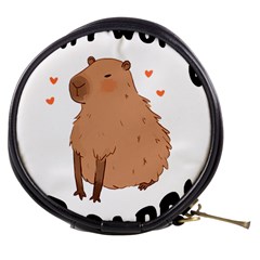 Capybara T- Shirt Cute Gentlemen Capybara T- Shirt Yoga Reflexion Pose T- Shirtyoga Reflexion Pose T- Shirt Mini Makeup Bag by hizuto