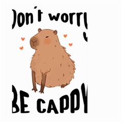 Capybara T- Shirt Cute Gentlemen Capybara T- Shirt Yoga Reflexion Pose T- Shirtyoga Reflexion Pose T- Shirt Large Garden Flag (two Sides) by hizuto