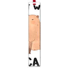 Capybara T- Shirt Cute Gentlemen Capybara T- Shirt Yoga Reflexion Pose T- Shirtyoga Reflexion Pose T- Shirt Large Book Marks by hizuto