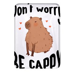 Capybara T- Shirt Cute Gentlemen Capybara T- Shirt Yoga Reflexion Pose T- Shirtyoga Reflexion Pose T- Shirt Rectangular Glass Fridge Magnet (4 Pack) by hizuto