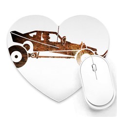 Vintage Rc Cars T- Shirt Vintage Modelcar Classic Rc Buggy Racing Cars Addict T- Shirt Heart Mousepad by ZUXUMI