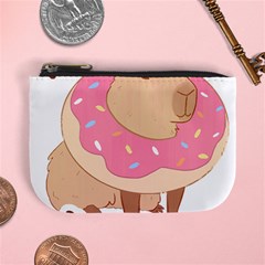 Capybara T- Shirt Cute Gentlemen Capybara T- Shirt Yoga Reflexion Pose T- Shirtyoga Reflexion Pose T- Shirt Mini Coin Purse by hizuto