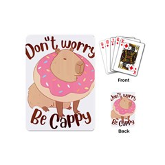 Capybara T- Shirt Cute Gentlemen Capybara T- Shirt Yoga Reflexion Pose T- Shirtyoga Reflexion Pose T- Shirt Playing Cards Single Design (mini) by hizuto