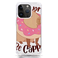 Capybara T- Shirt Cute Gentlemen Capybara T- Shirt Yoga Reflexion Pose T- Shirtyoga Reflexion Pose T- Shirt Iphone 14 Pro Tpu Uv Print Case