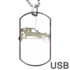 Vintage Rc Cars T- Shirt Vintage Modelcar Retro Rc Buggy Racing Cars Addict T- Shirt (1) Dog Tag Usb Flash (one Side) by ZUXUMI