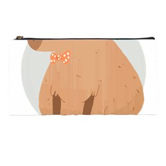 Capybara T- Shirt Gentlemen Capybara - A Cute Funny Capybara Illustration T- Shirt Yoga Reflexion Pose T- Shirtyoga Reflexion Pose T- Shirt Pencil Case by hizuto