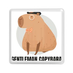 Capybara T- Shirt Gentlemen Capybara - A Cute Funny Capybara Illustration T- Shirt Yoga Reflexion Pose T- Shirtyoga Reflexion Pose T- Shirt Memory Card Reader (square) by hizuto