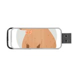 Capybara T- Shirt Gentlemen Capybara - A Cute Funny Capybara Illustration T- Shirt Yoga Reflexion Pose T- Shirtyoga Reflexion Pose T- Shirt Portable USB Flash (Two Sides) Front