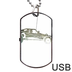 Vintage Rc Cars T- Shirt Vintage Modelcar Retro Rc Buggy Racing Cars Addict T- Shirt Dog Tag Usb Flash (one Side) by ZUXUMI