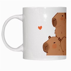 Capybara T- Shirt I Just Really Like Capybaras O K T- Shirt Yoga Reflexion Pose T- Shirtyoga Reflexion Pose T- Shirt White Mug by hizuto