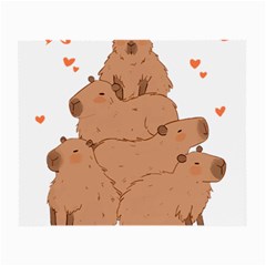 Capybara T- Shirt I Just Really Like Capybaras O K T- Shirt Yoga Reflexion Pose T- Shirtyoga Reflexion Pose T- Shirt Small Glasses Cloth (2 Sides) by hizuto