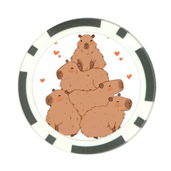 Capybara T- Shirt I Just Really Like Capybaras O K T- Shirt Yoga Reflexion Pose T- Shirtyoga Reflexion Pose T- Shirt Poker Chip Card Guard by hizuto