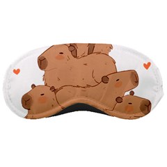 Capybara T- Shirt I Just Really Like Capybaras O K T- Shirt Yoga Reflexion Pose T- Shirtyoga Reflexion Pose T- Shirt Sleep Mask by hizuto