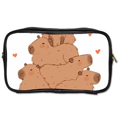 Capybara T- Shirt I Just Really Like Capybaras O K T- Shirt Yoga Reflexion Pose T- Shirtyoga Reflexion Pose T- Shirt Toiletries Bag (two Sides) by hizuto