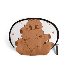 Capybara T- Shirt I Just Really Like Capybaras O K T- Shirt Yoga Reflexion Pose T- Shirtyoga Reflexion Pose T- Shirt Accessory Pouch (small) by hizuto