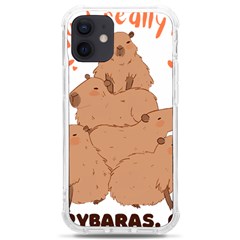 Capybara T- Shirt I Just Really Like Capybaras O K T- Shirt Yoga Reflexion Pose T- Shirtyoga Reflexion Pose T- Shirt Iphone 12 Mini Tpu Uv Print Case	 by hizuto