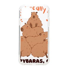 Capybara T- Shirt I Just Really Like Capybaras O K T- Shirt Yoga Reflexion Pose T- Shirtyoga Reflexion Pose T- Shirt Iphone 11 Tpu Uv Print Case by hizuto