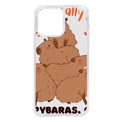 Capybara T- Shirt I Just Really Like Capybaras O K T- Shirt Yoga Reflexion Pose T- Shirtyoga Reflexion Pose T- Shirt Iphone 14 Pro Max Tpu Uv Print Case by hizuto