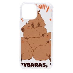 Capybara T- Shirt I Just Really Like Capybaras O K T- Shirt Yoga Reflexion Pose T- Shirtyoga Reflexion Pose T- Shirt Iphone 13 Mini Tpu Uv Print Case by hizuto