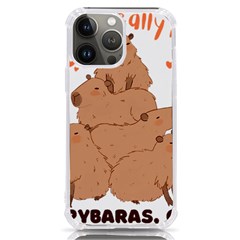 Capybara T- Shirt I Just Really Like Capybaras O K T- Shirt Yoga Reflexion Pose T- Shirtyoga Reflexion Pose T- Shirt Iphone 13 Pro Max Tpu Uv Print Case by hizuto