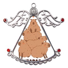 Capybara T- Shirt I Just Really Like Capybaras O K T- Shirt Yoga Reflexion Pose T- Shirtyoga Reflexion Pose T- Shirt Metal Angel With Crystal Ornament