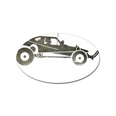 Vintage Rc Cars T- Shirt Vintage Sundown Retro Rc Buggy Racing Cars Addict T- Shirt Sticker Oval (100 Pack) by ZUXUMI