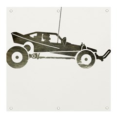 Vintage Rc Cars T- Shirt Vintage Sundown Retro Rc Buggy Racing Cars Addict T- Shirt Banner And Sign 4  X 4  by ZUXUMI