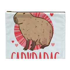 Capybara T- Shirt Just A Girl Who Loves Capybaras T- Shirt Yoga Reflexion Pose T- Shirtyoga Reflexion Pose T- Shirt Cosmetic Bag (xl) by hizuto