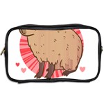 Capybara T- Shirt Just A Girl Who Loves Capybaras T- Shirt Yoga Reflexion Pose T- Shirtyoga Reflexion Pose T- Shirt Toiletries Bag (Two Sides) Back