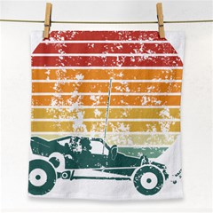 Vintage Rc Cars T- Shirt Vintage Sunset  Classic Rc Buggy Racing Cars Addict T- Shirt Face Towel by ZUXUMI