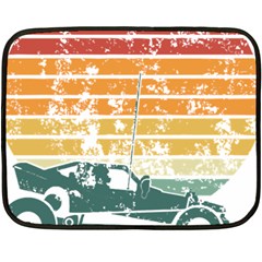 Vintage Rc Cars T- Shirt Vintage Sunset  Classic Rc Buggy Racing Cars Addict T- Shirt Fleece Blanket (mini) by ZUXUMI